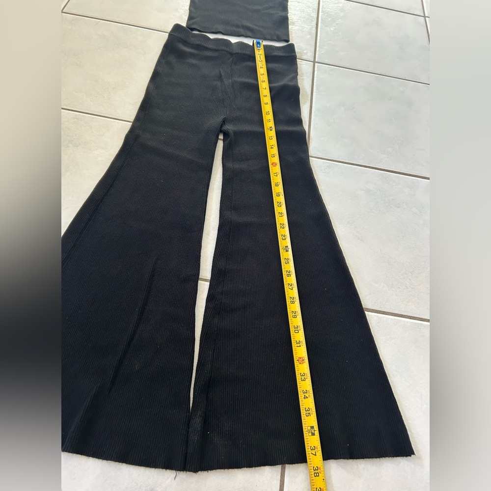 House of Harlow 1960 Black Wide Leg Jumpsuit - Picture 6 of 11